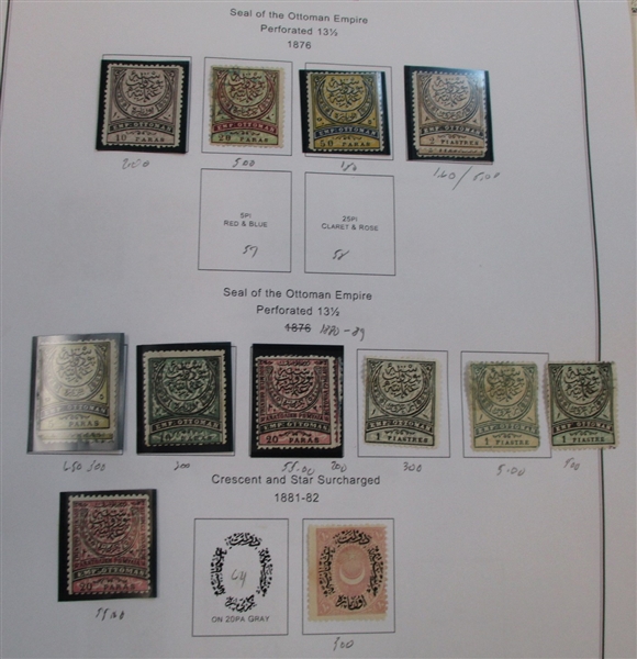 Turkey Earlier to Modern Mint and Used Collection (Est $350-450)