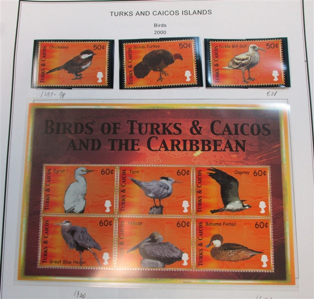 Turks and Caicos Islands Mostly Mint Collection (Est $200-300)