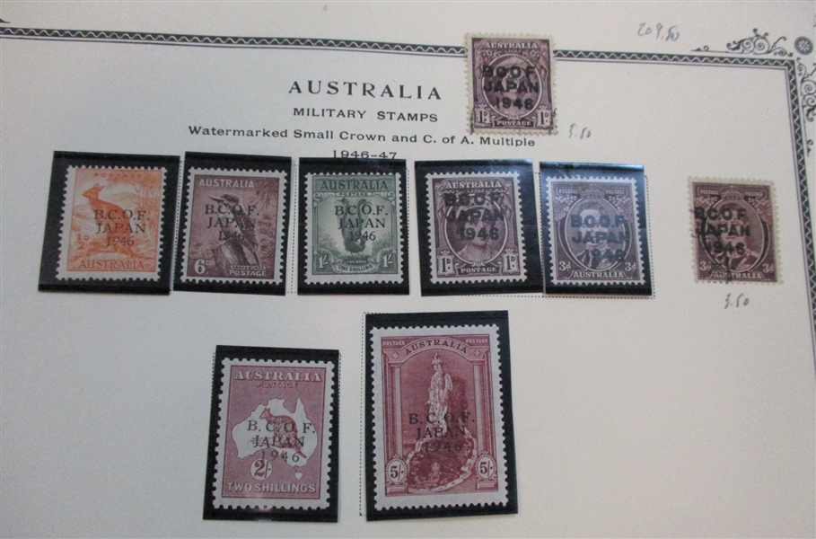 Australia and Areas - 3 Volume Collection to 2013 (Est $1000-1200)