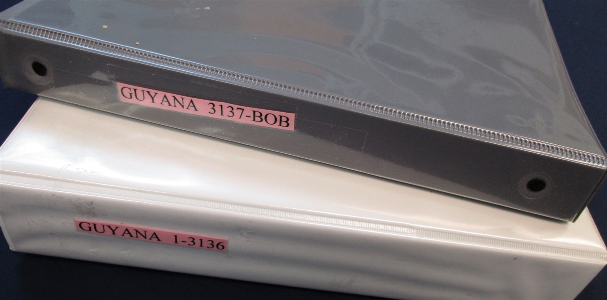 Guyana - 2 Binder Collection on Album Pages to 2000's (Est $250-300)