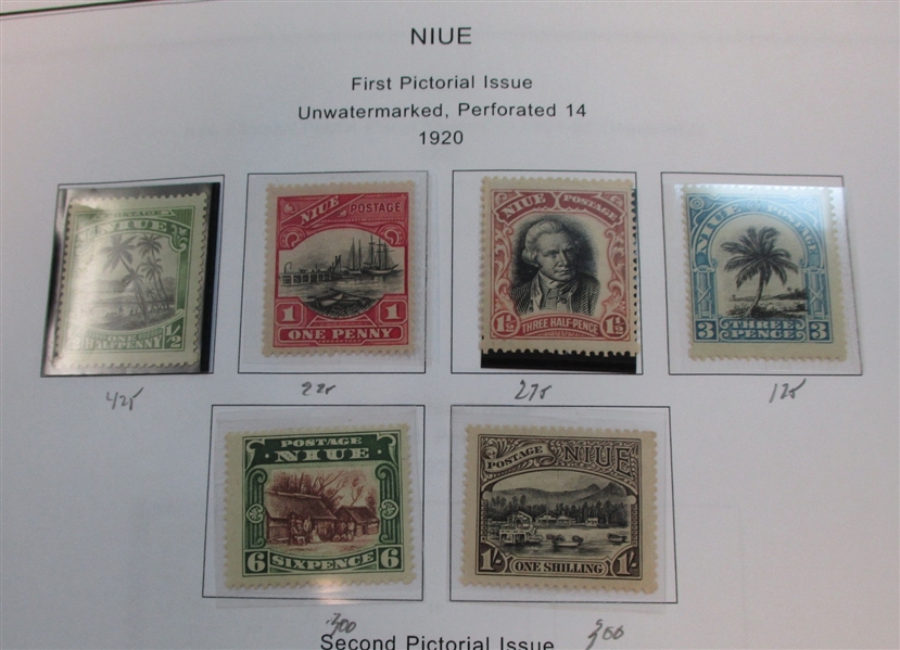 Niue Mostly Mint Collection (SCV $950+)