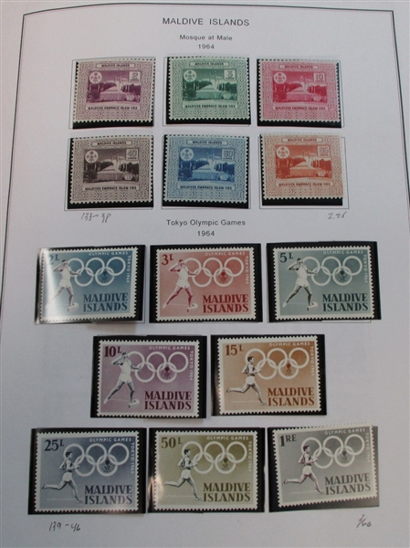 Maldive Islands Mostly Mint Collection (Est $250-350)