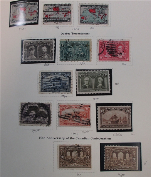 Large Canada Collection to 2014 (Est $1000-1200)