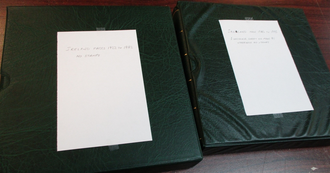 Ireland 2 Volume Lighthouse Hingeless Albums with Slipcases