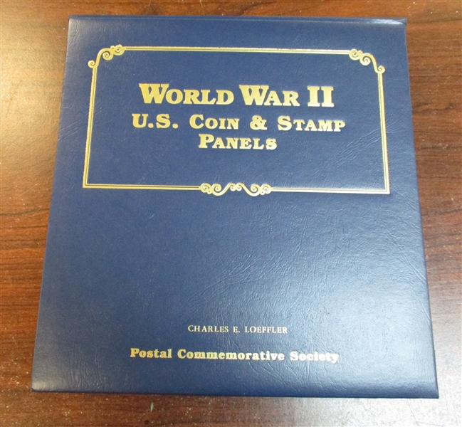 World War II US Coin and Stamp Panels