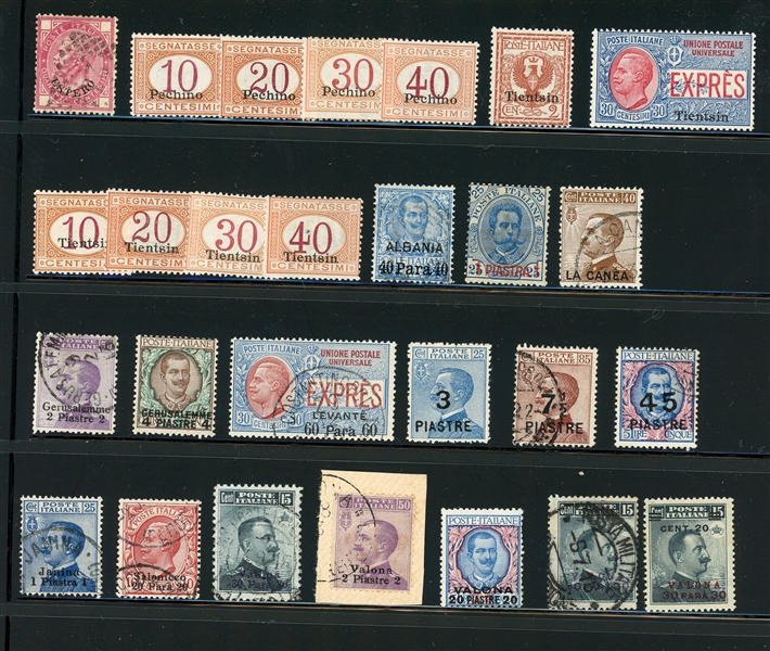 Italian Offices Abroad - All Different Mint and Used (SCV $511)