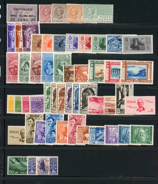 Italy - All Different Unused Airmails (SCV $756)