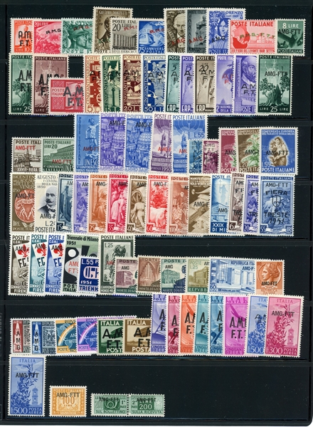 Italy - Trieste All Different MNH (SCV $1045)