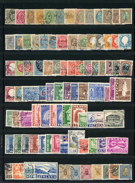 Iceland - All Different Used (SCV $2195)