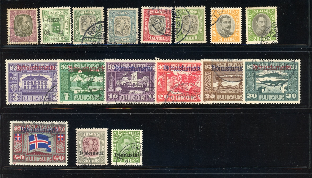 Iceland - All Different Used (SCV $2195)