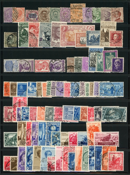 Italy - All Different Mint and Used (SCV $2515)