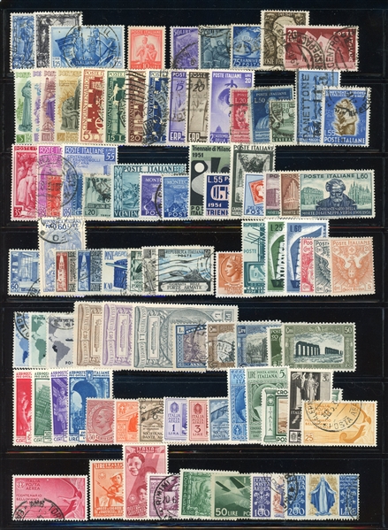 Italy - All Different Mint and Used (SCV $2515)
