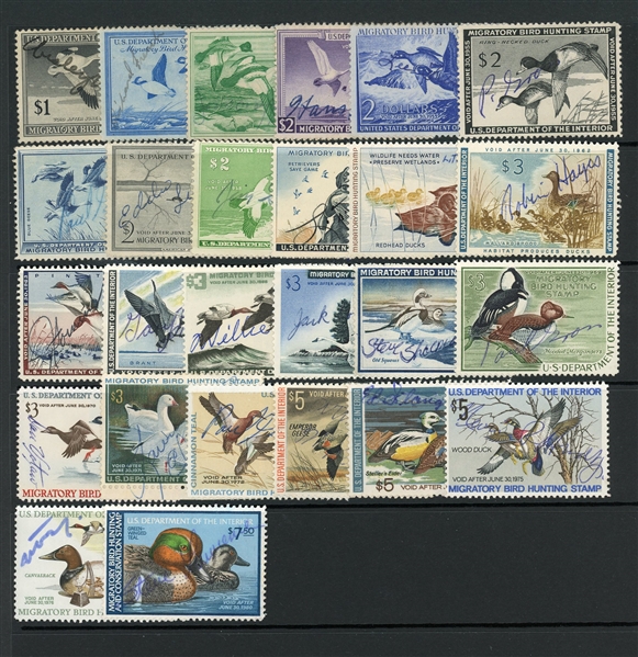 USA Used Duck Stamps - All Different, Clean (SCV $289)