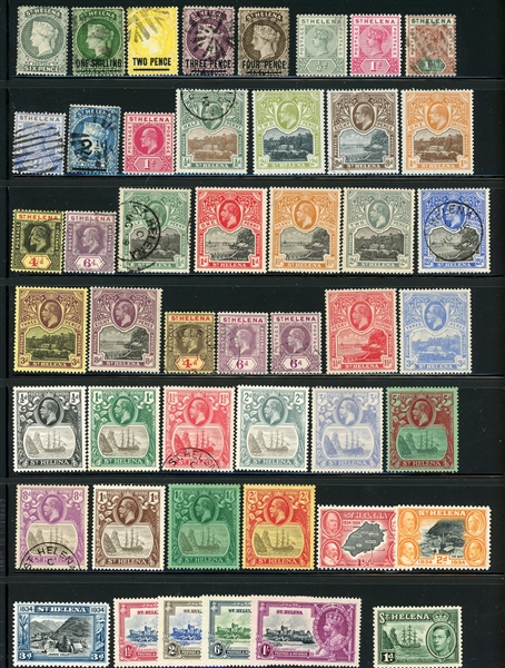 St Helena - All Different Mint and Used (SCV $682)