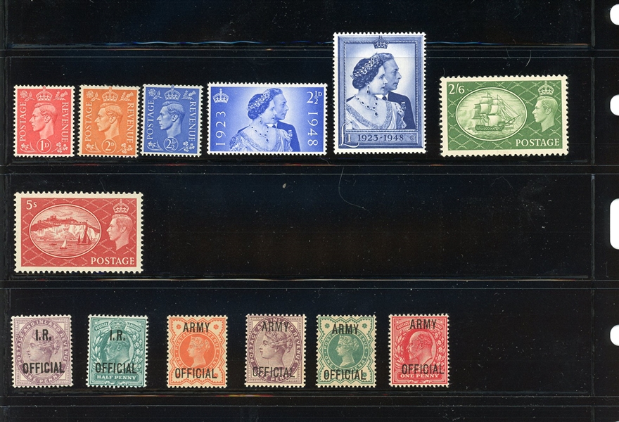 Great Britain - All Different Unused to the 1940's (SCV $1131)