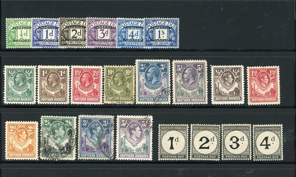 British Africa / Rhodesias - All Different Mint and Used to 1940's (SCV $862)
