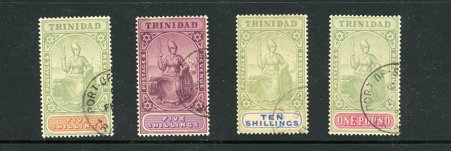 Trinidad Scott 87-90 Used High Values, F-VF (SCV $1125)