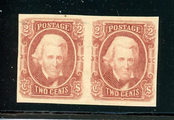 Confederate States Scott 8 Unused Pair, VF (SCV $160)