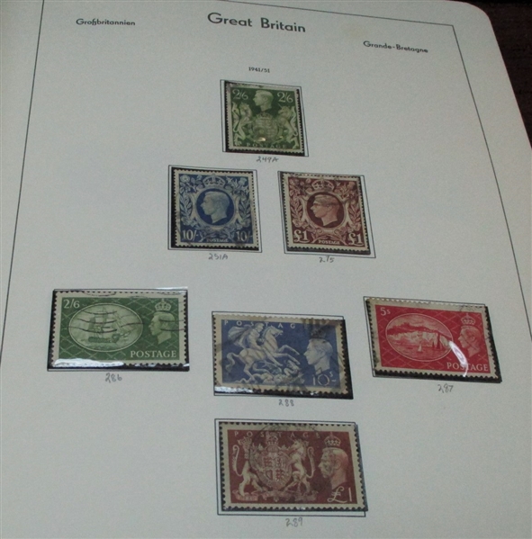 Great Britain Hoard in 5 Stockbooks and Album (Est $1000-2000)
