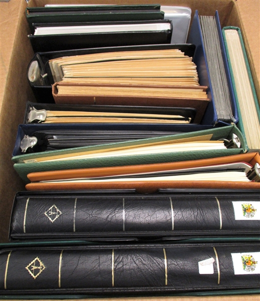 Great Britain Massive Carton Full of Collections, Stockbooks (Est $400-500)