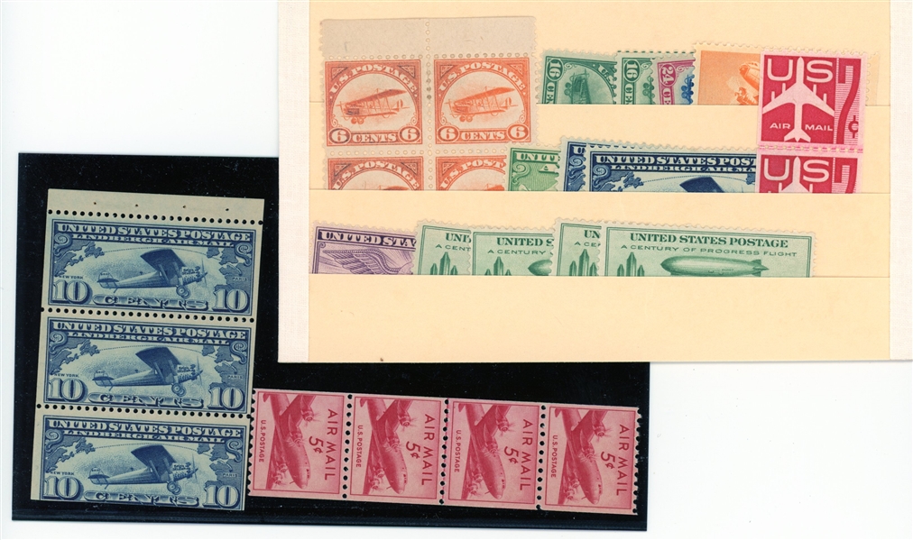 Small Group of USA Mint Airmails, Scott C1//C61 (SCV $1040)