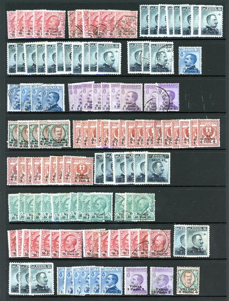 Italian Offices Mint and Used Accumulation on Stockpages (Est $150-250)