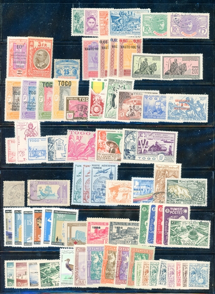 French Colonies All Different Mostly Mint Accumulation (SCV $2000)