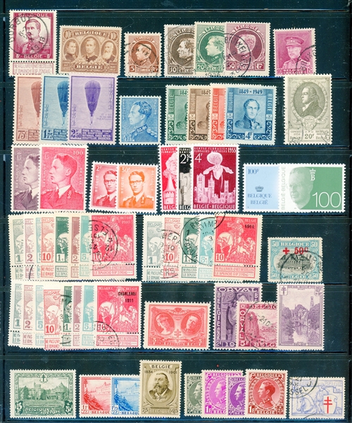 Belgium Select Better Values, Mint/Used (SCV $1700+)`
