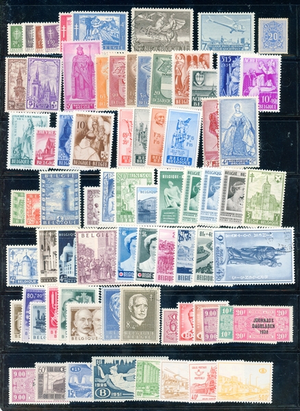 Belgium Select Better Values, Mint/Used (SCV $1700+)`