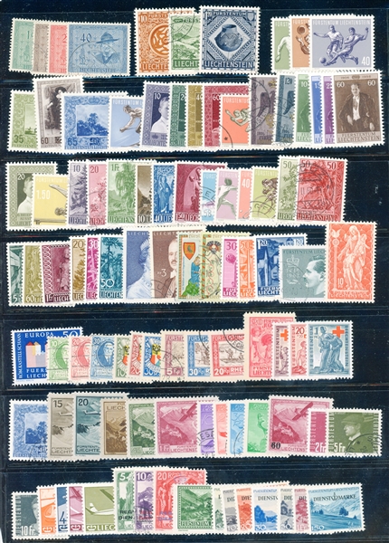 Liechtenstein All Different Mint/Used Accumulation (SCV $171)