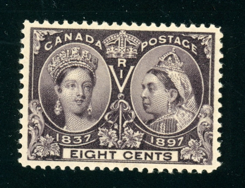 Canada Scott 56 MH, VF, 8c Jubilee (SCV $130)