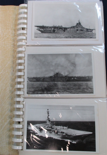 Naval Ships Photo Postcards, 75 Different (Est $120-150)