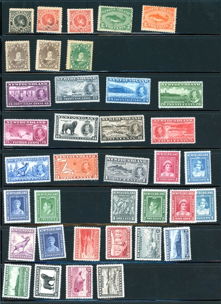 Newfoundland Selection of Mostly Unused Sets and Singles (Est $150-200)