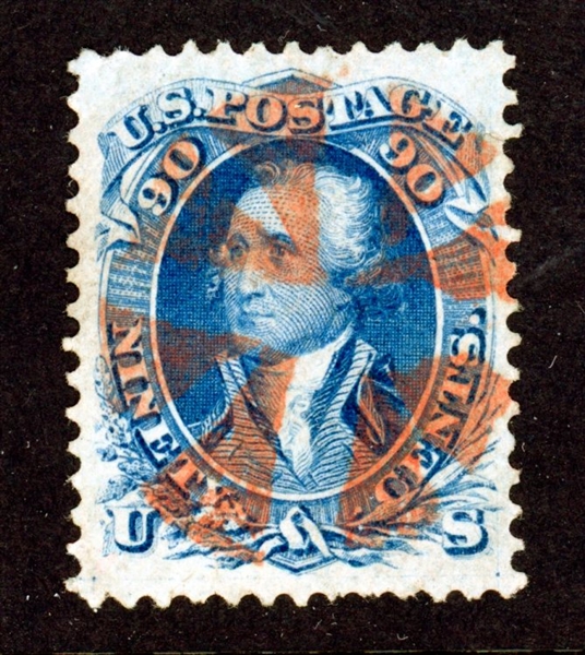 USA Scott 72 Used, F-VF with Red Cancel (SCV $725)