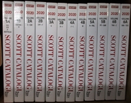 2020 Scott Catalogs - 12-Volume Set, Used But in Like-New Condition (Est $350-450)