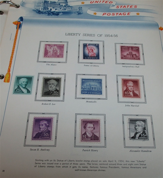 USA Collection to 2001 on White Ace Pages in 12 Binders (Est $600-800)