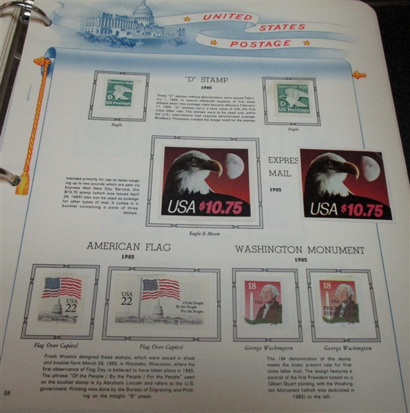 USA Collection to 2001 on White Ace Pages in 12 Binders (Est $600-800)