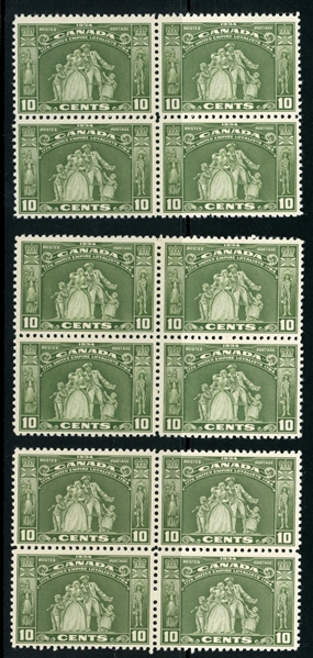 Canada Scott 209 (x12) MNH F-VF, 1934 Loyalists (SCV $630)