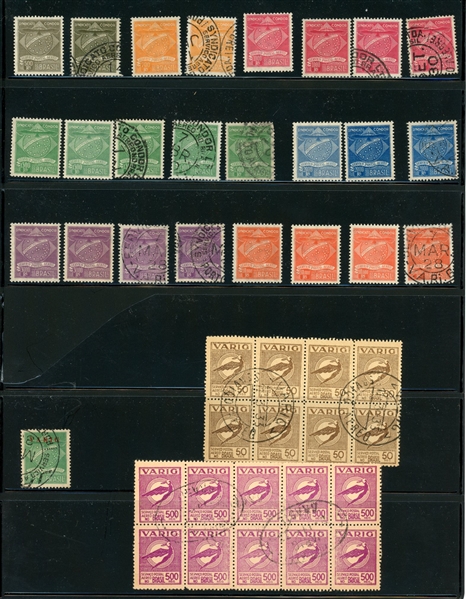 Brazil Semi-Official Airmail Mint/Used Accumulation (Est $150-200)