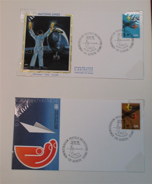United Nations Collection of FDCs, Souvenir Cards to 1980's - OFFICE PICK UP ONLY!