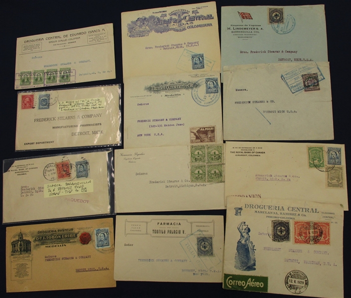 Colombia Postal History Group (Est $50-80)