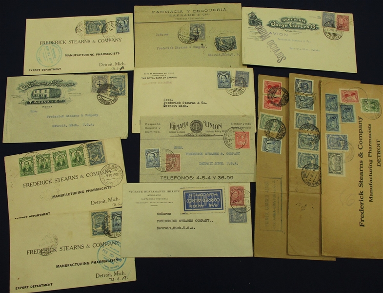Colombia Postal History Group (Est $50-80)