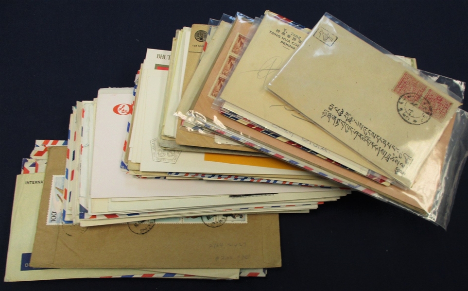 Asia Cover/Card Postal History Accumulation with China (Est $175-250)