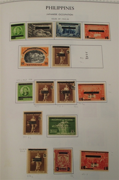 Philippines Collection, 1899-2004, in Minkus Album (Owner's SCV $4650)