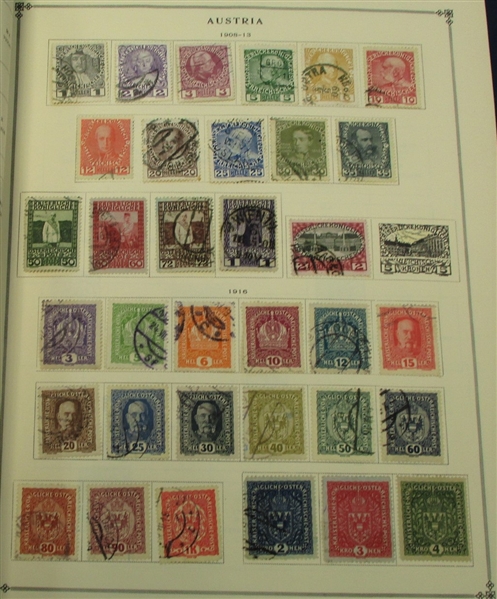 Scott International Volume 1 – Like New with Stamps (Est $75-150)