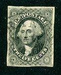 USA Scott 17 Used, Almost 4 Margins, Tiny Faults  (SCV $250)