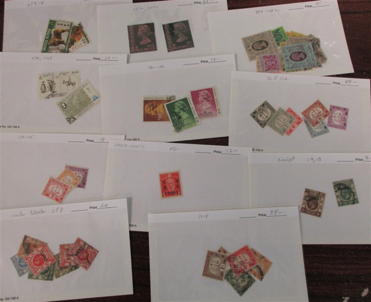 Hong Kong Early, Mostly Used Accumulation (SCV $2000+)
