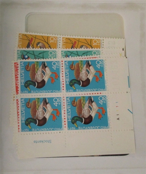 Switzerland Small Dealers Book with Mosty Mint (Est $75-150)
