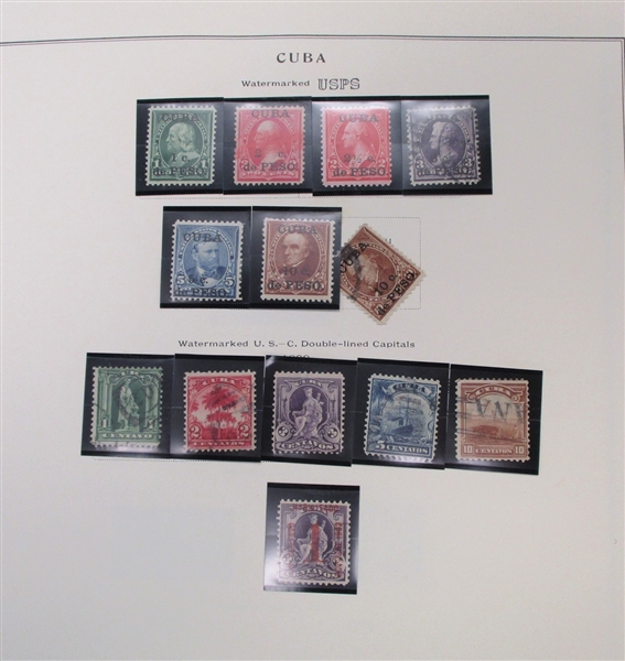 Cuba Collection to 1950's on Scott Specialty Pages (Est $50-80)