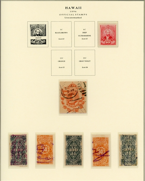 US Possessions Collection on Scott Pages (Est $400-600)